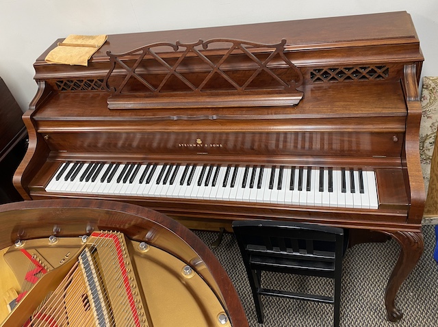 1966 Steinway console piano. Louis XV style