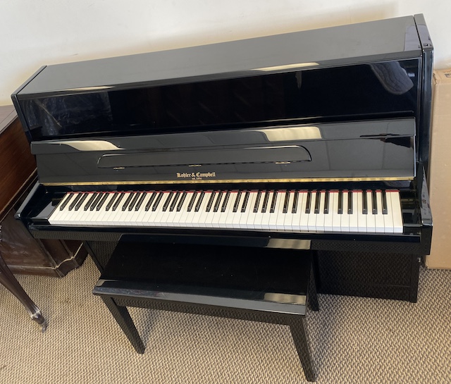 Kohler Campbell Console Piano, high gloss ebony