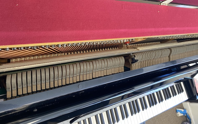 Kohler Campbell Console Piano, high gloss ebony